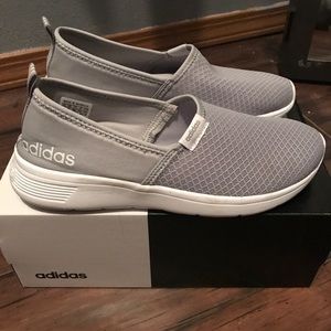 Adidas slip on shoes - barely worn -